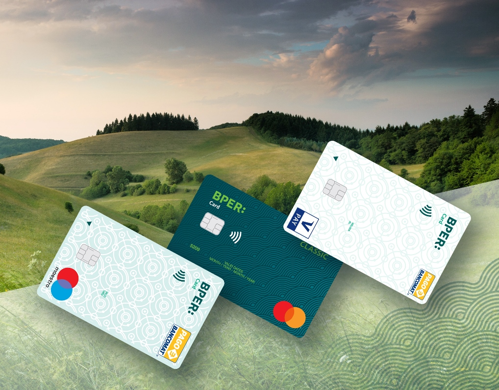 BPER Card_Carte di pagamento in pvc riciclato_immagine
